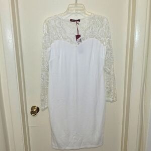 Lace Accent Dress